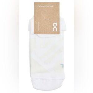 ON Performance Stretch-jersey Trainer Socks White L White/Ivory